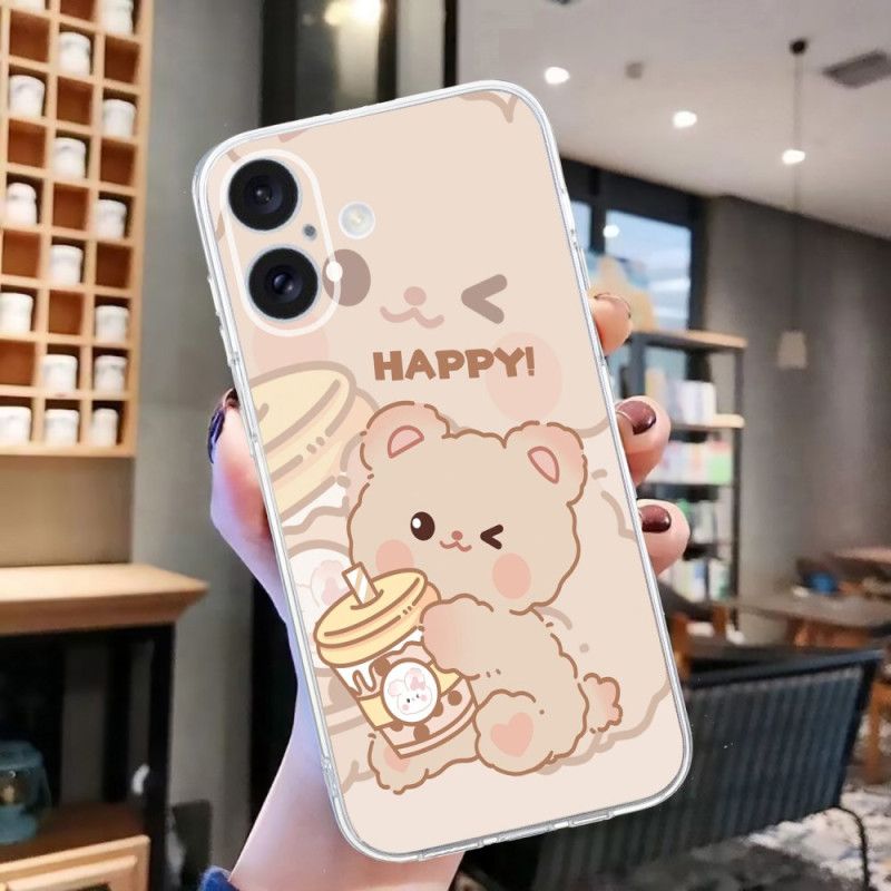 Coque iPhone 16 PlusHappy Bear