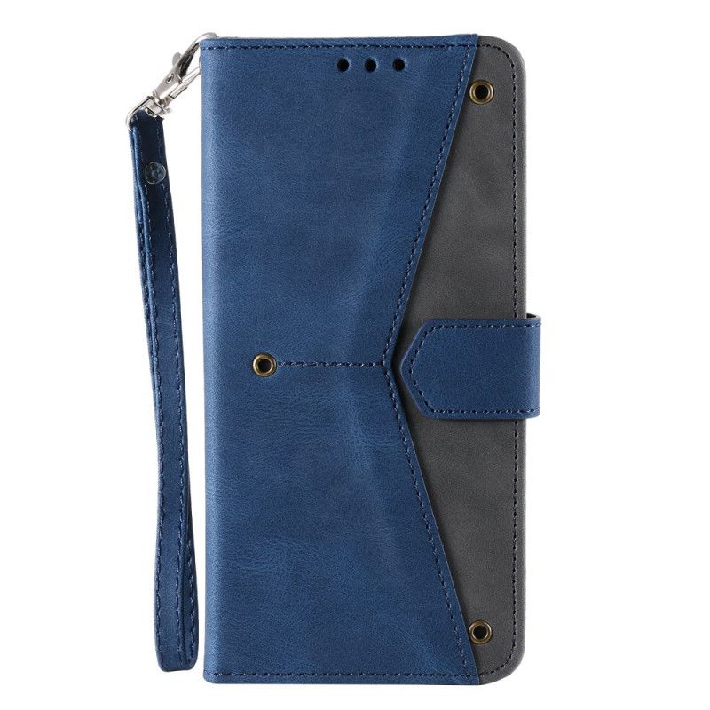 Housse iPhone 16 Plus Bicolore Portefeuille