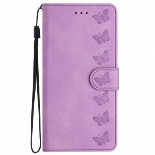 Housse iPhone 16 Plus Frise Papillons