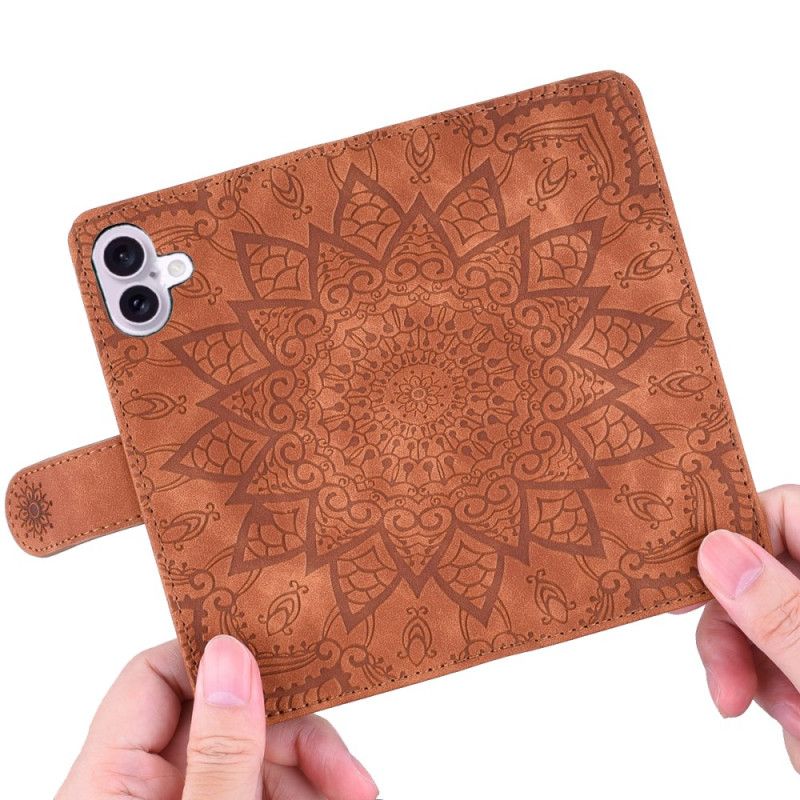 Housse iPhone 16 Plus Impression Mandala