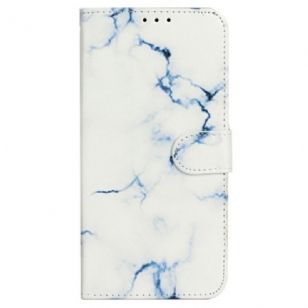 Housse iPhone 16 Plus Motif Marbre Blanc