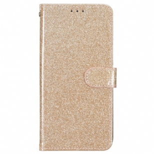 Housse iPhone 16 Plus Paillettes à Lanière