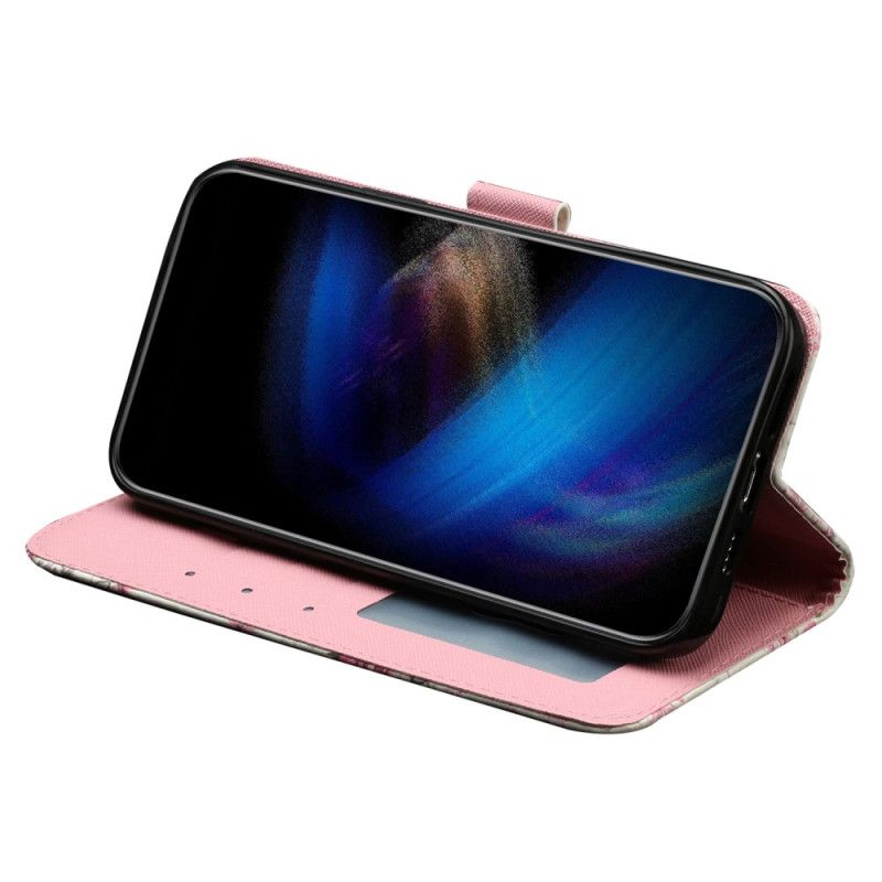 Housse iPhone 16 Plus Roses à Lanière