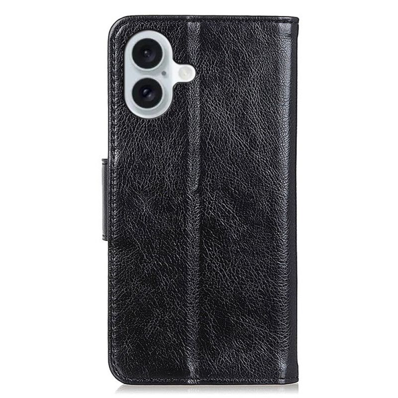 Housse iPhone 16 Plus Texture Nappa