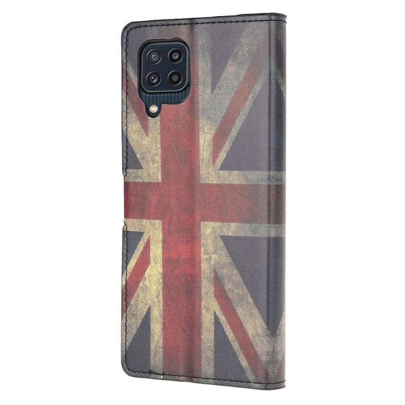 Housse Samsung Galaxy M32 Drapeau Américain Vintage