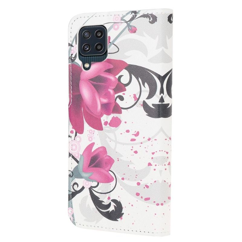 Housse Samsung Galaxy M32 Fleurs de lotus