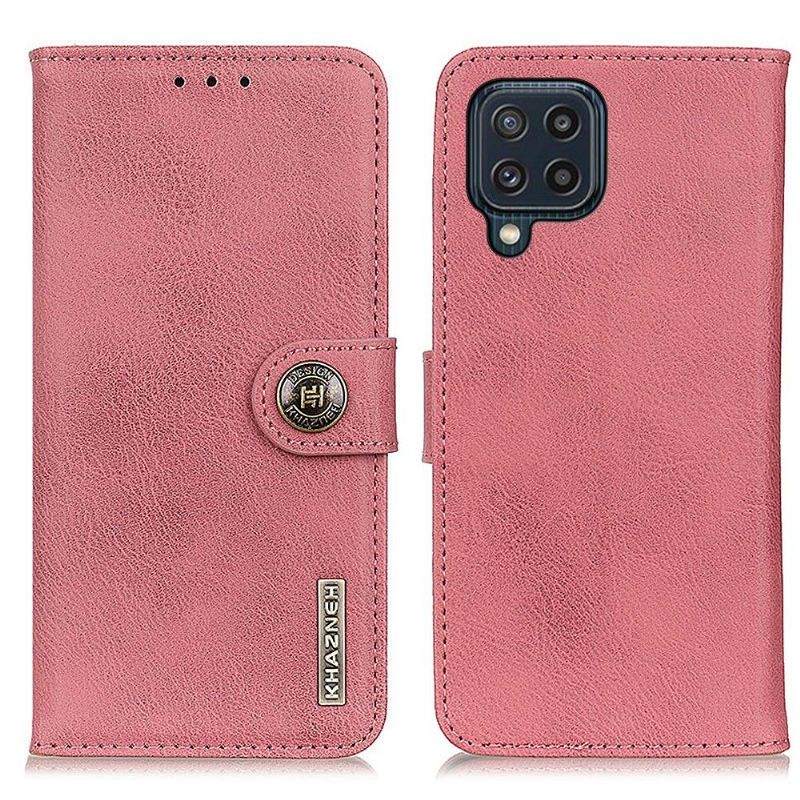 Housse Samsung Galaxy M32 KHAZNEH Effet Cuir Porte Cartes