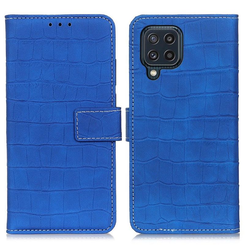 Housse Samsung Galaxy M32 Simili Cuir Aspect Croco