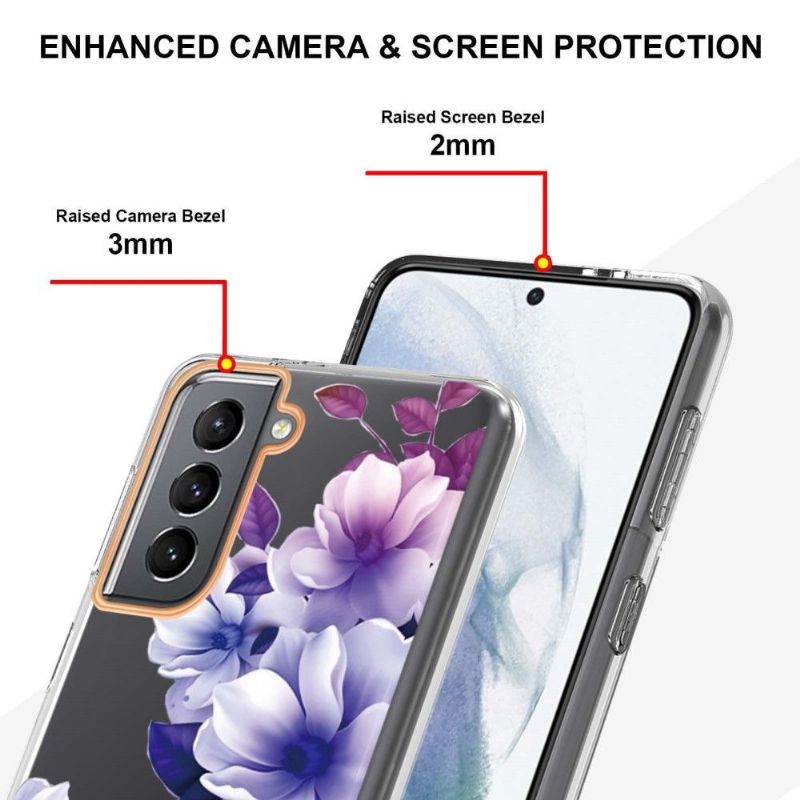 Coque Samsung Galaxy S21 Plus 5G Bégonia fleur