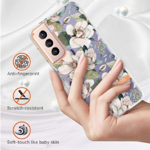 Coque Samsung Galaxy S21 Plus 5G Gardénia fleur blanche