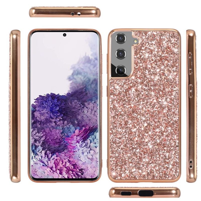 Coque Samsung Galaxy S21 Plus 5G Paillettes Glamour