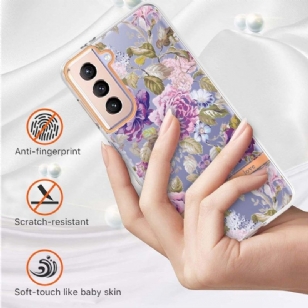 Coque Samsung Galaxy S21 Plus 5G La Pivoine violette