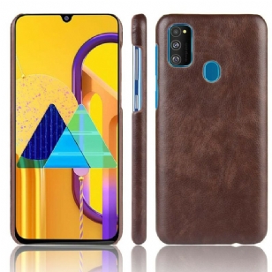 Coque Samsung Galaxy M21 Effet Cuir Litchi