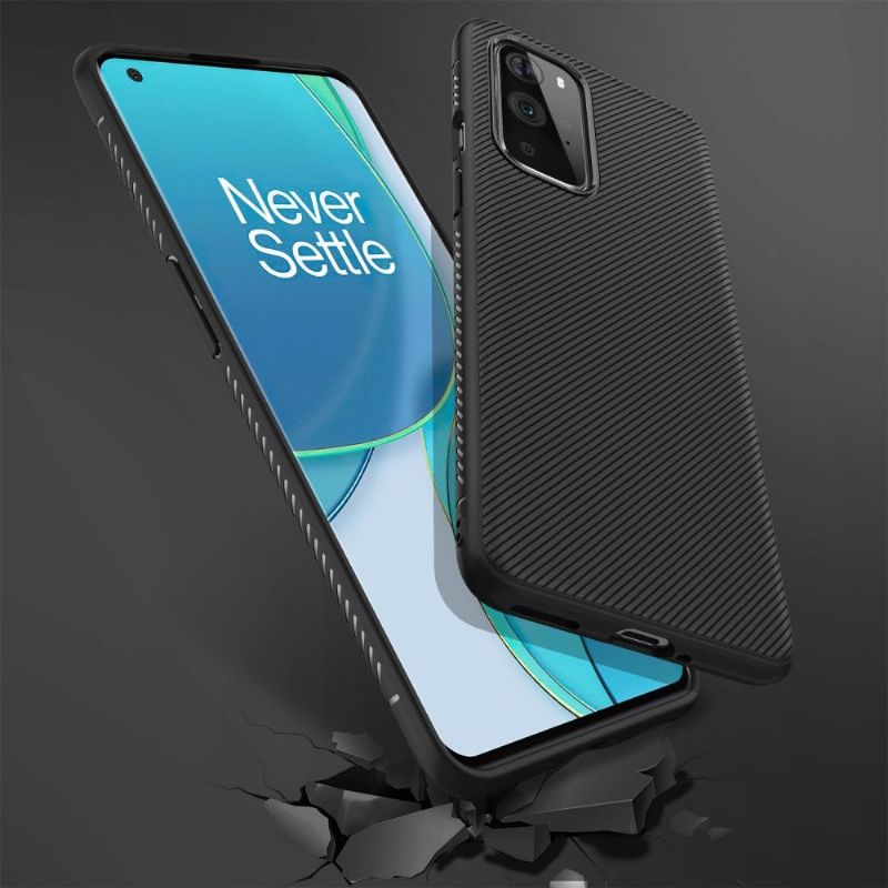 Coque OnePlus 9 Effet Strié en Silicone