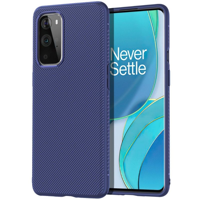 Coque OnePlus 9 Effet Strié en Silicone