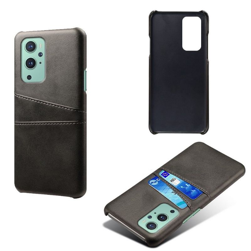 Coque OnePlus 9 Mélodie Effet Cuir Porte Cartes