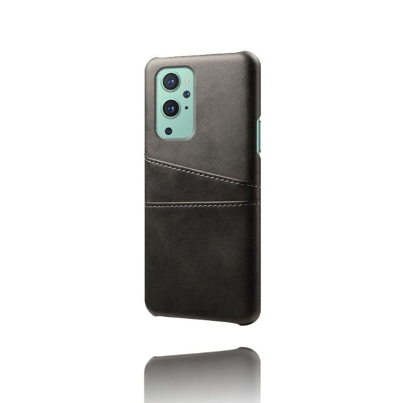 Coque OnePlus 9 Mélodie Effet Cuir Porte Cartes