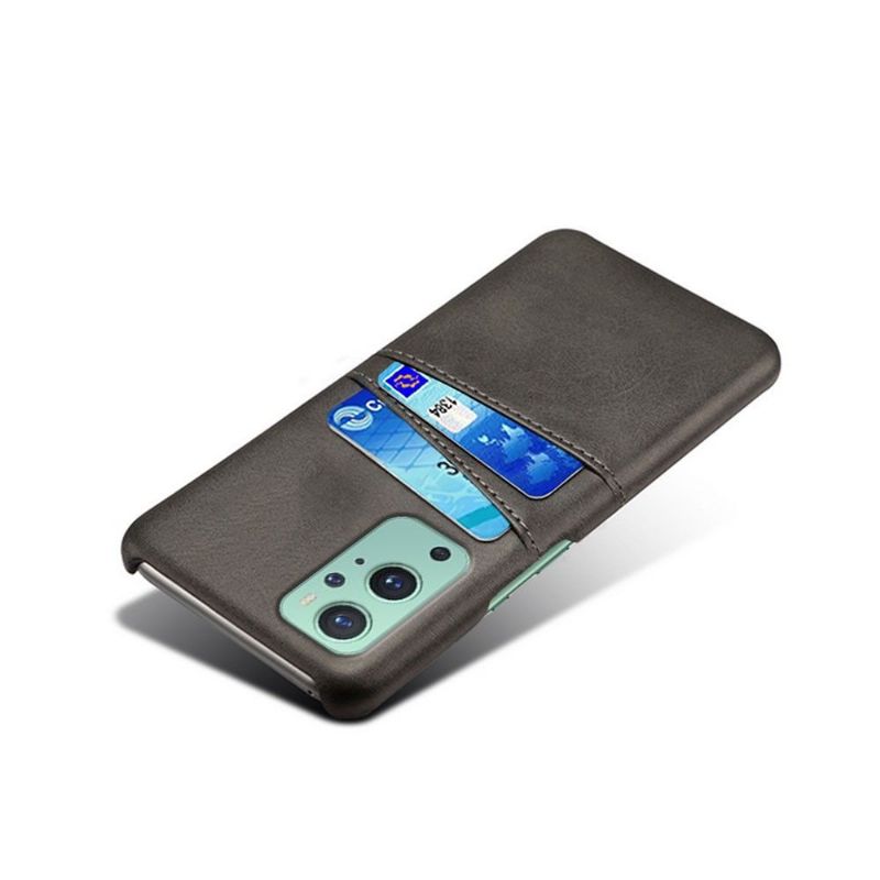 Coque OnePlus 9 Mélodie Effet Cuir Porte Cartes