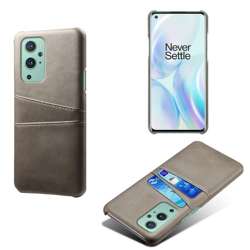 Coque OnePlus 9 Mélodie Effet Cuir Porte Cartes