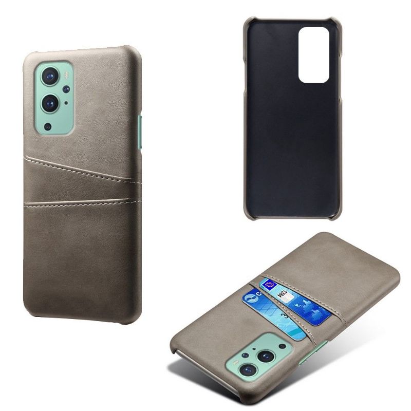 Coque OnePlus 9 Mélodie Effet Cuir Porte Cartes