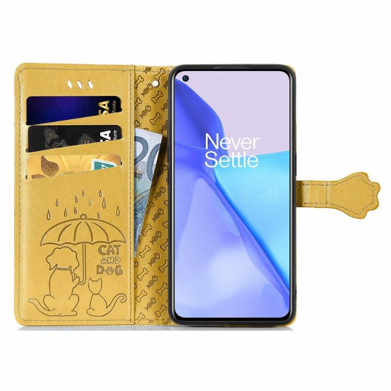 Housse OnePlus 9 Animaux en relief