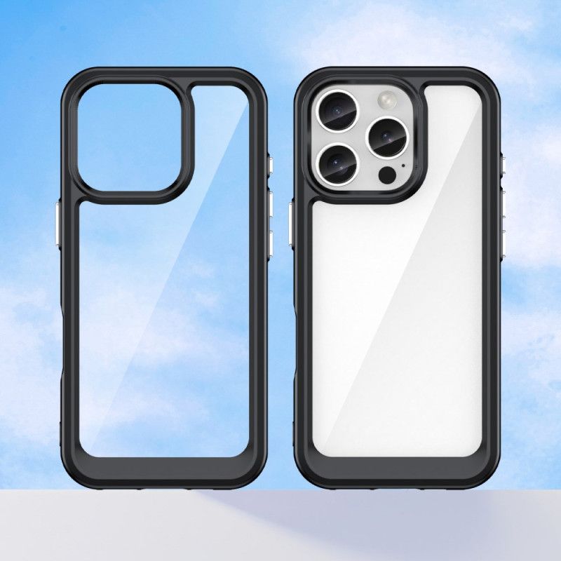 Coque iPhone 16 Pro Acrylique et Silicone