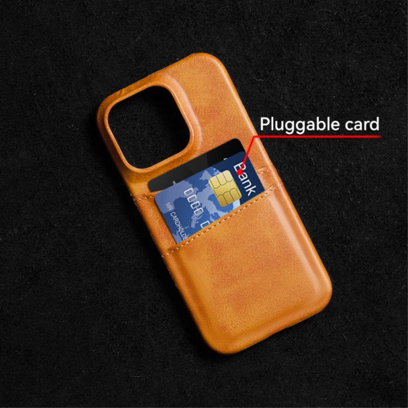 Coque iPhone 16 Pro Double Porte-Cartes