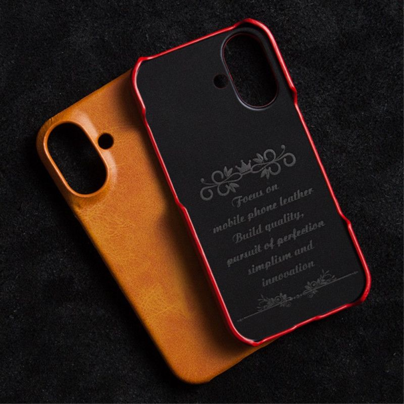 Coque iPhone 16 Pro Effet Cuir