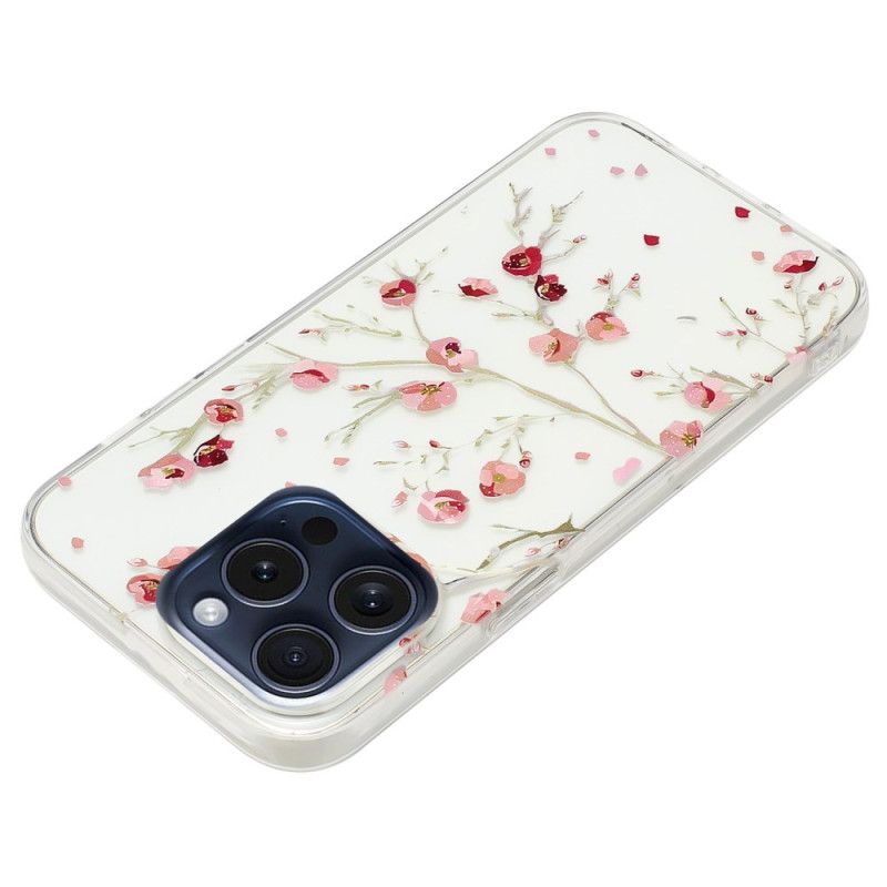 Coque iPhone 16 Pro Fleurettes