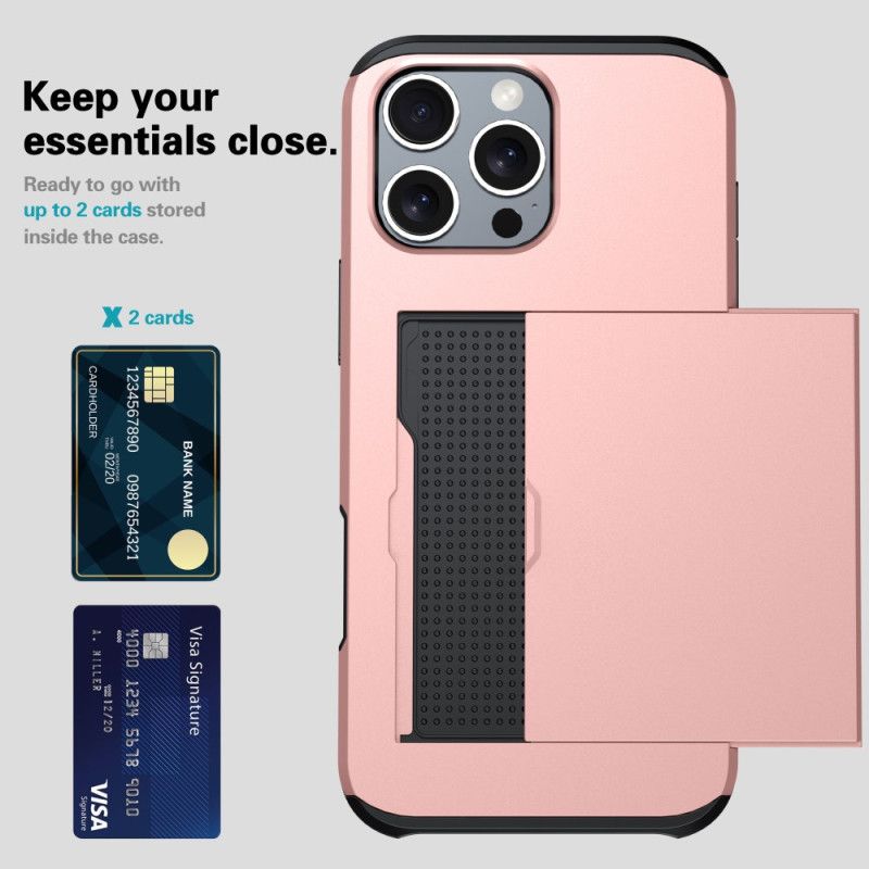 Coque iPhone 16 Pro Porte-Cartes Caché