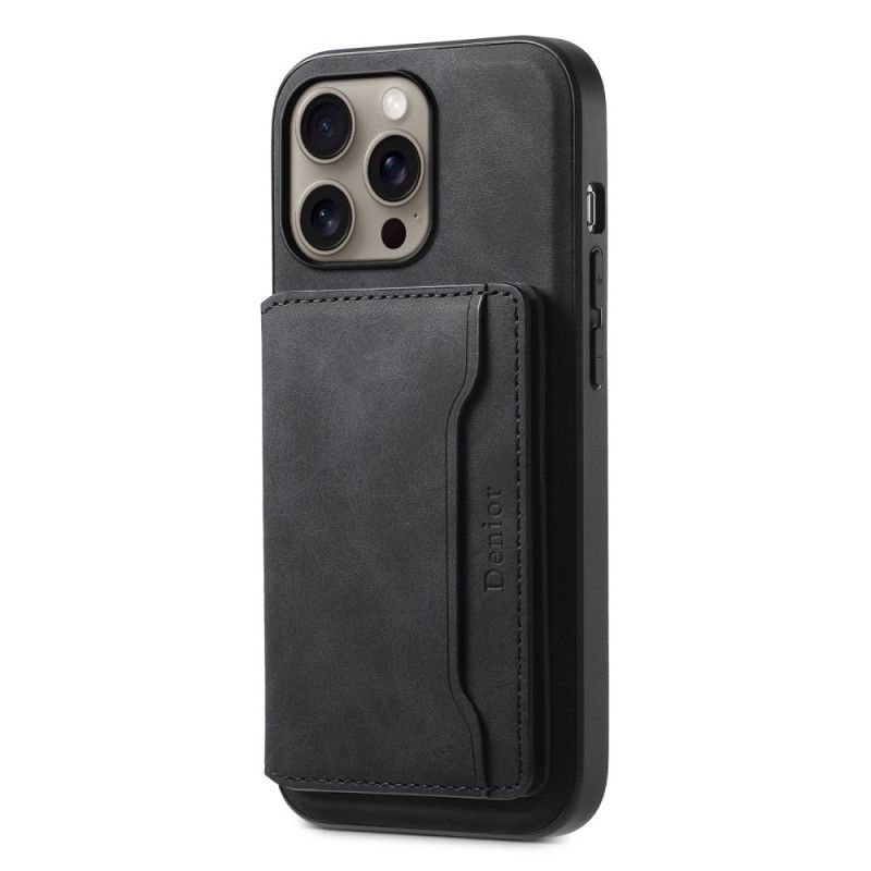 Coque iPhone 16 Pro Porte-Cartes Magnétique Détachable