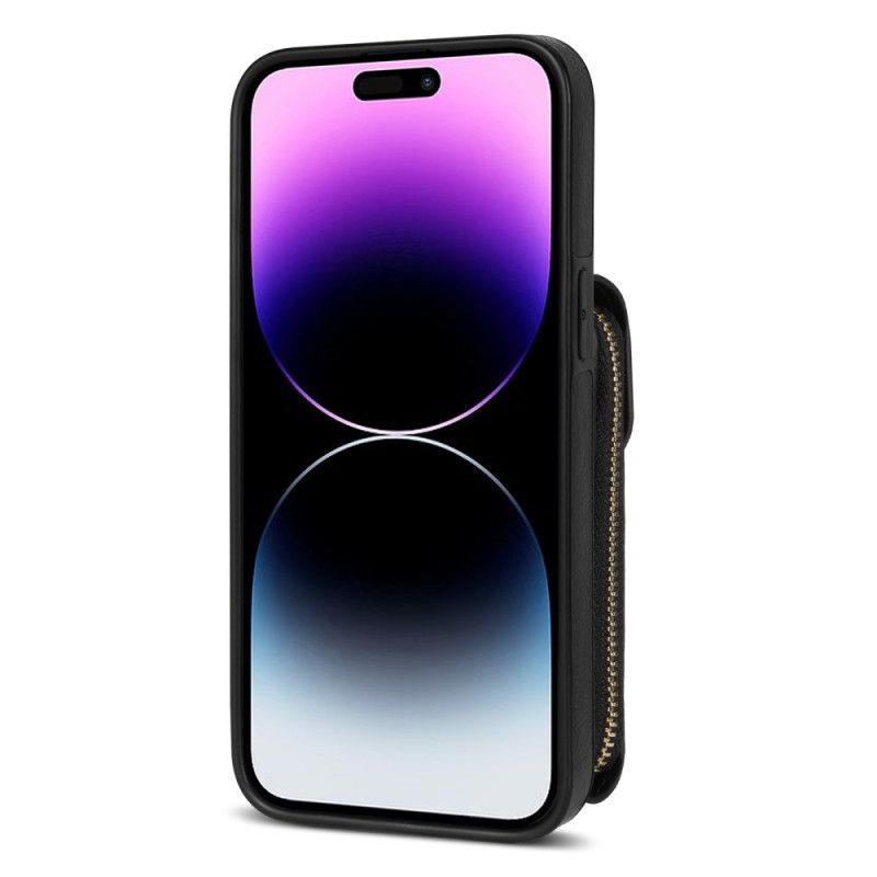 Coque iPhone 16 Pro Portefeuille et Bandoulière