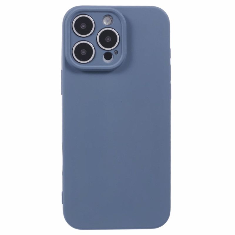 Coque iPhone 16 Pro Silicone avec Doublure en Fibre