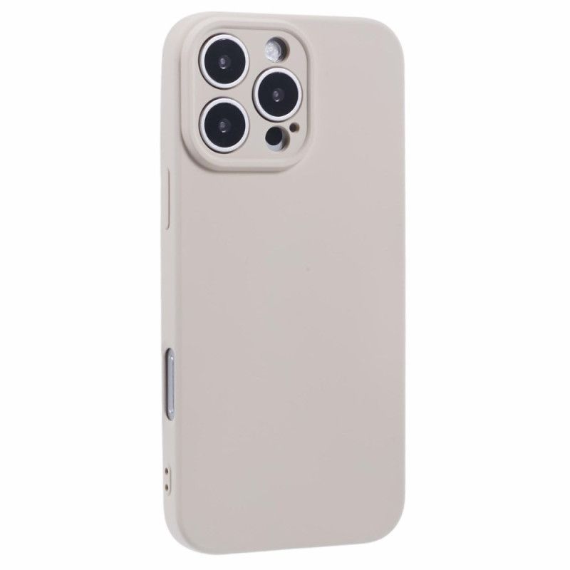 Coque iPhone 16 Pro Silicone avec Doublure en Fibre