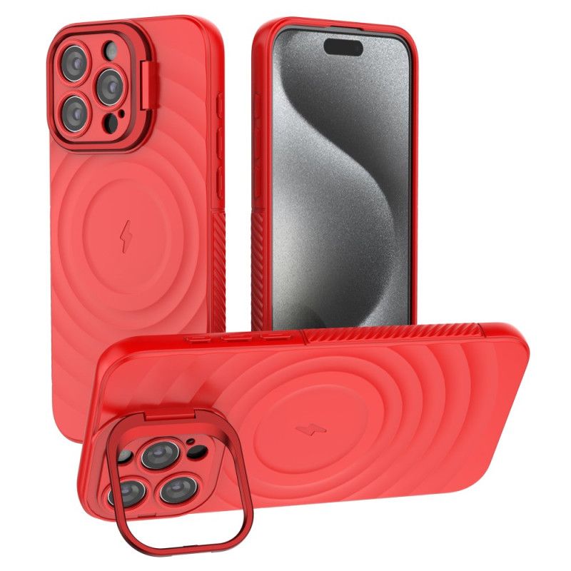 Coque iPhone 16 Pro Texture Ondulée Magnétique