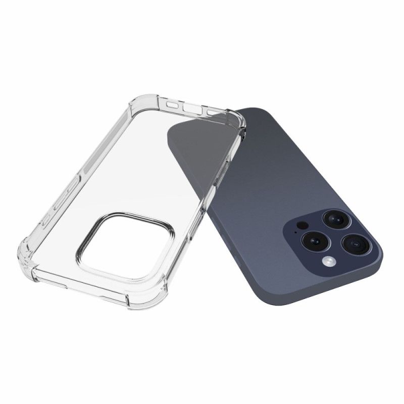 Coque iPhone 16 Pro Transparente Coins Renforcés Antidérapante