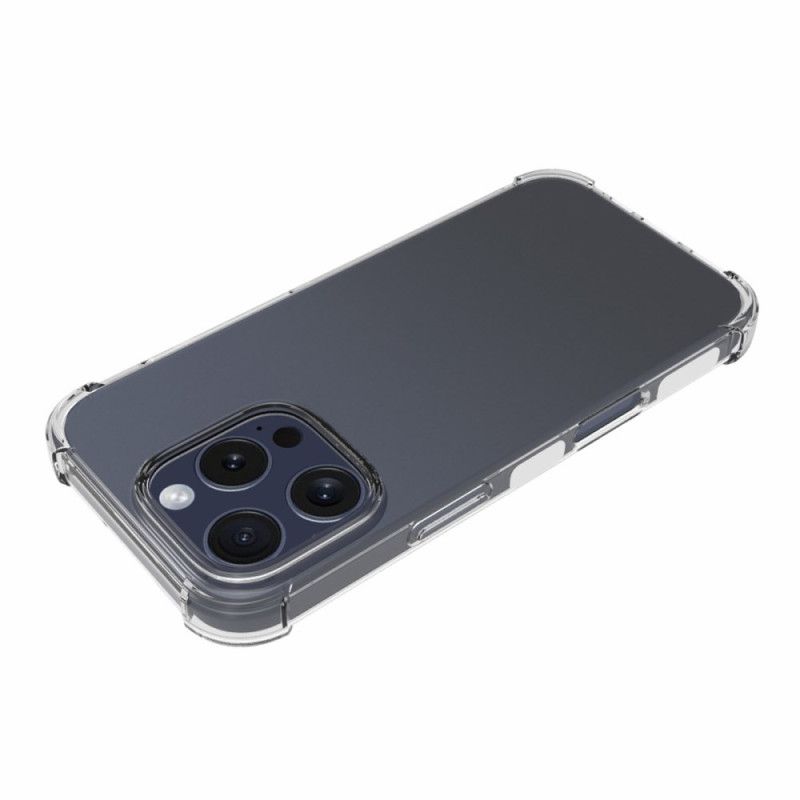 Coque iPhone 16 Pro Transparente Coins Renforcés Antidérapante