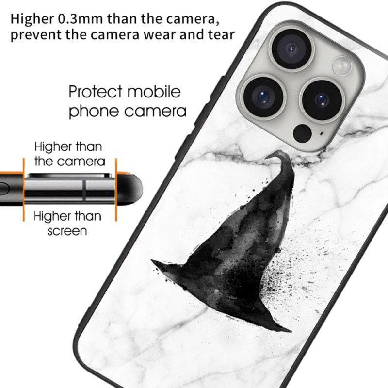 Coque iPhone 16 Pro Verre Trempé Chapeau