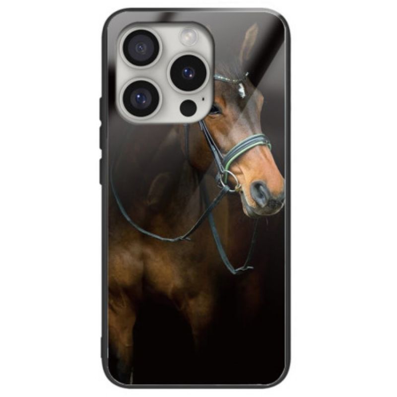 Coque iPhone 16 Pro Verre Trempé Cheval