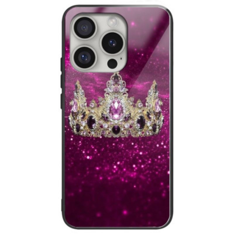 Coque iPhone 16 Pro Verre Trempé Couronne Royale