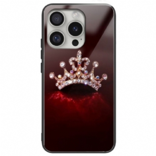 Coques iPhone 16 Pro Verre Trempé Couronne de Diamants