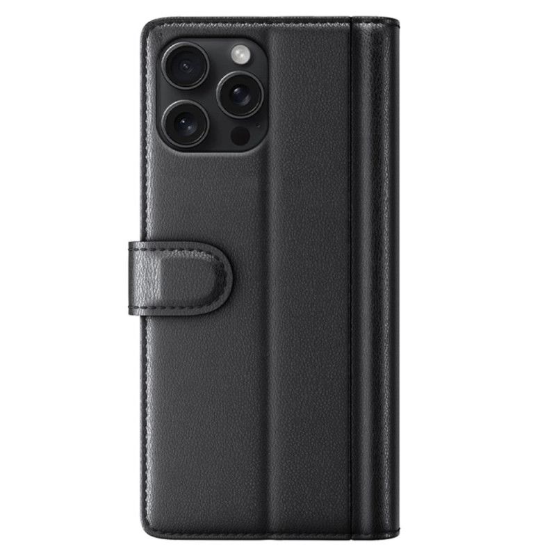 Housse iPhone 16 Pro Cuir Véritable