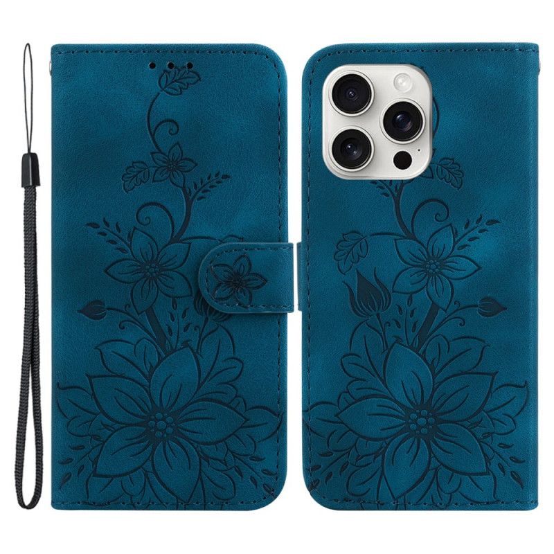 Housse iPhone 16 Pro Florale