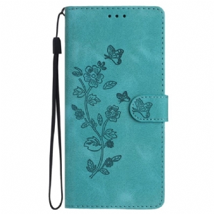 Housse iPhone 16 Pro Impression Motif Floral