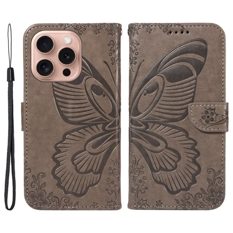 Housse iPhone 16 Pro Papillon Graphique