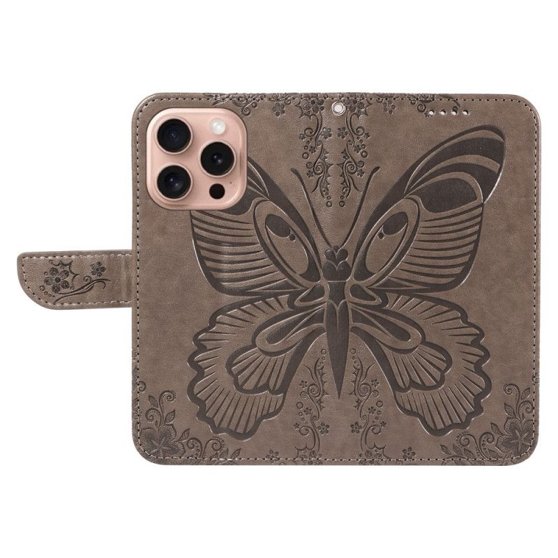 Housse iPhone 16 Pro Papillon Graphique