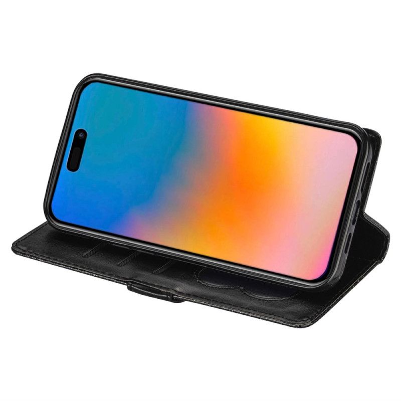 Housse iPhone 16 Pro Poche à Fermeture Éclair Paillettes