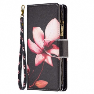 Housse iPhone 16 Pro Portefeuille Lotus