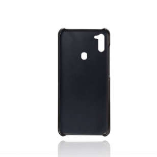 Coque Samsung Galaxy M11 Mélodie Effet Cuir Porte Cartes