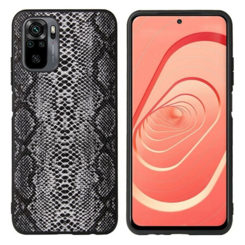 Coque Xiaomi Redmi Note 10/10S/Poco M5s Effet Peau de Serpent